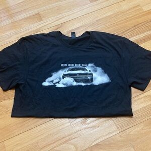Dodge Black Graphic T-Shirt Unisex Large